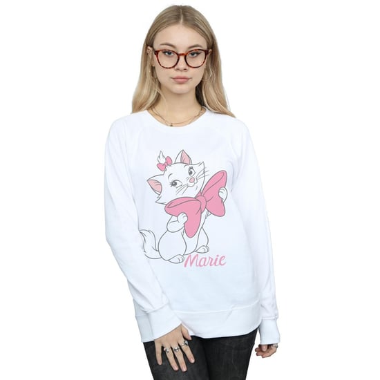 Disney Aristocats Marie Bow Sweatshirt für Damen/Damen (Weiß) - Image 2