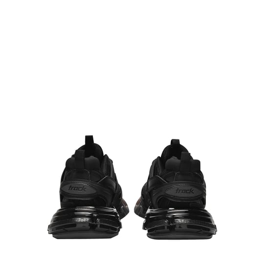 Track Clearsole Sneakers in Black Canvas