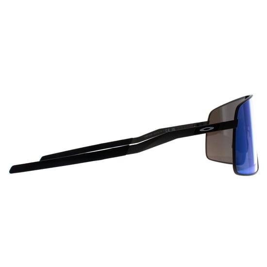 Oakley Shield Mens Satin Lead Prizm Sapphire Sutro TI