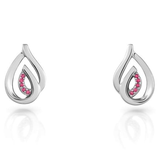 Orphelia 'Dazzle' Ohrstecker aus 925er Sterlingsilber für Damen - Silber ZO-7518/R - Image 2