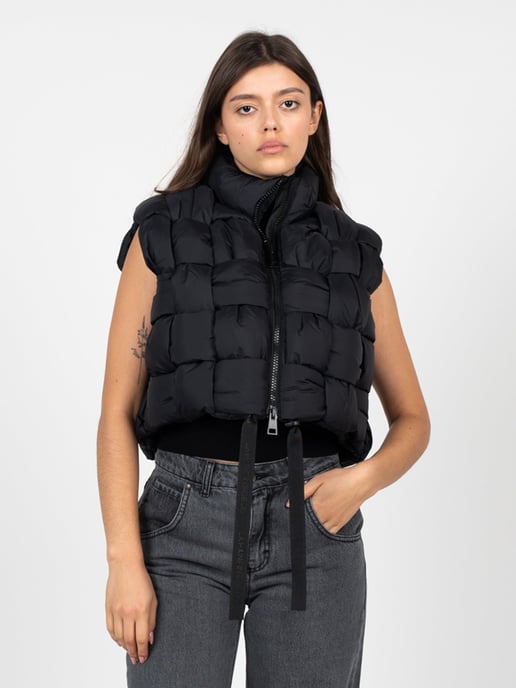 La Haine Inside Us Weste Down Vest Unisex Damen schwarz - Image 3