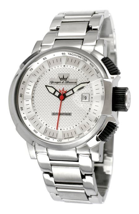 Yonger Silver Stainless Steel Watch