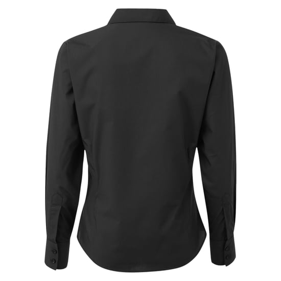 Premier - Bluse für Damen Langärmlig (Schwarz) - Image 2