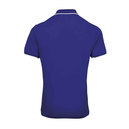 Premier - "Coolchecker" Poloshirt für Herren (Königsblau/Weiß) - Image 2