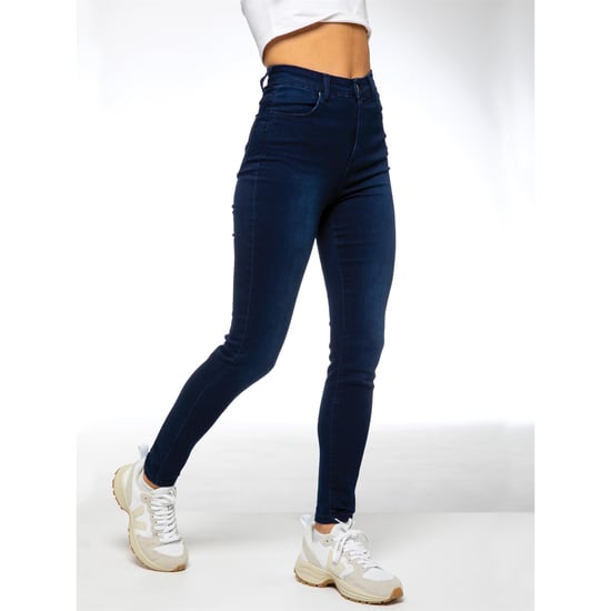 Enzo Womens Skinny Stretch Jeans - Image 6