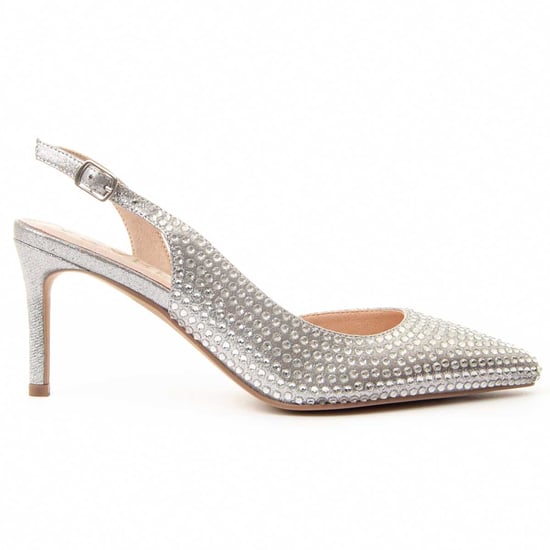 Montevita Absatzschuh Festshoe3 in Silber - Image 2