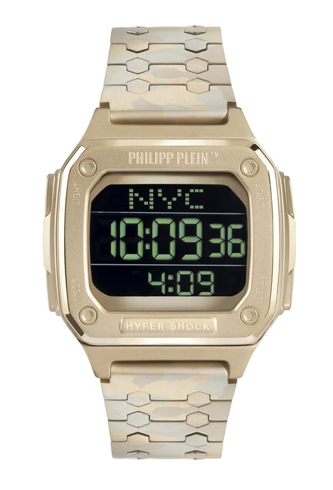Philipp Plein Hyper $hock Gold Herren Armbanduhr PWHAA1021 - Image 1