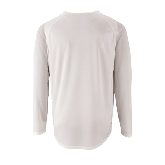 SOLS Herren Performance T-Shirt Sporty, langärmlig (Weiß) - Image 3
