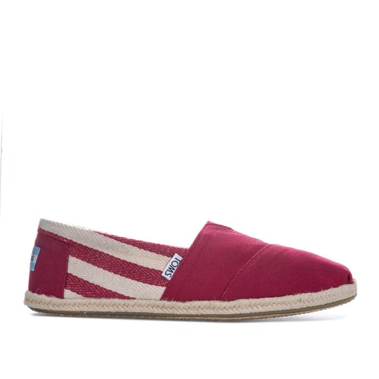 Toms University Classic Alpargata Red Womens Shoes