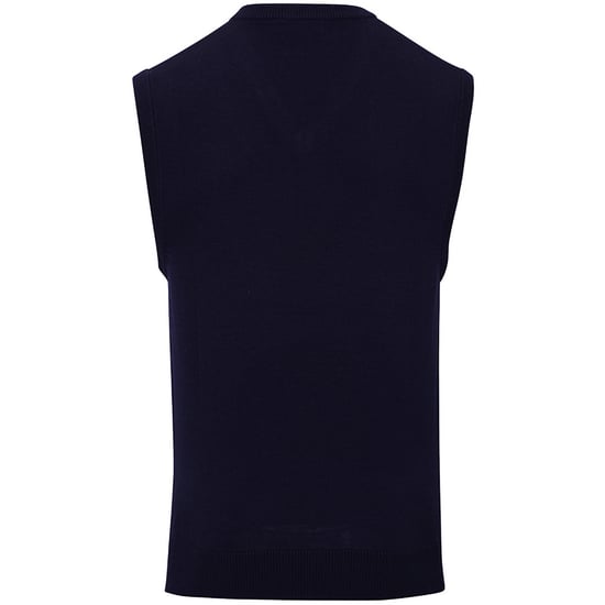 Premier Herren Pullunder mit V-Ausschnitt (Marineblau) - Image 2