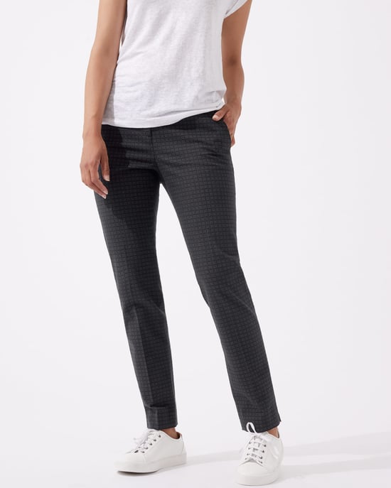Square Spot Jacquard Trouser