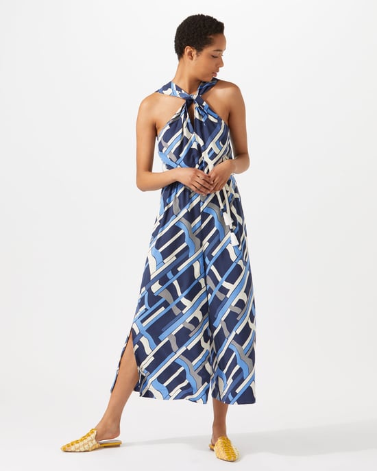 Graphic Weave Jumpsuit