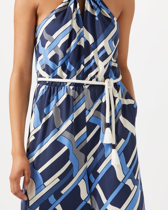 Graphic Weave Jumpsuit