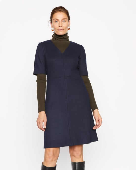 Wool Shift Dress
