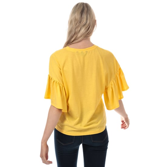 Women's Vero Moda Rebecca Jersey Top in Yellow