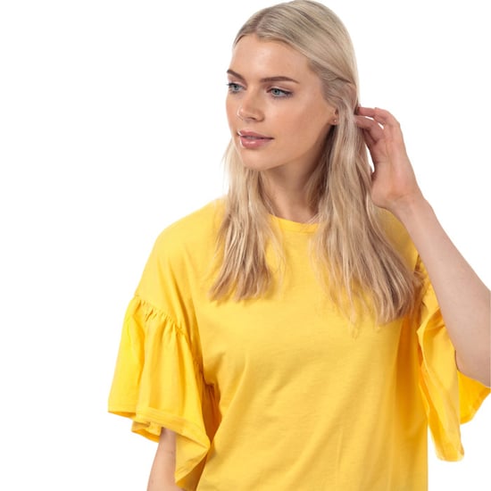 Women's Vero Moda Rebecca Jersey Top in Yellow