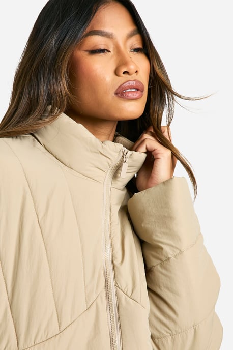 Seam Detail Puffer Jacket - Image 4