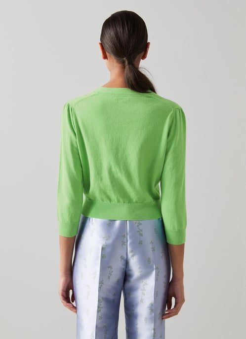 LK Bennett Leonora Cardigans, Apple