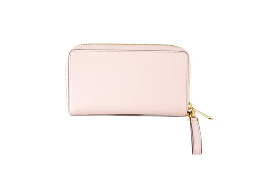 Michael Kors Jet Set Große Signatur Leder Flach Multifunktionale Telefon Handgelenktasche Geldbörse (Puderrosa/Edelstahl) - Image 2