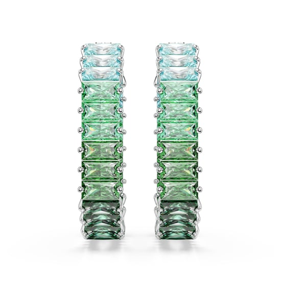 Swarovski 'Matrix Baguette' Damen Ohrringe aus Basismetall - Silber 5705787 - Image 2