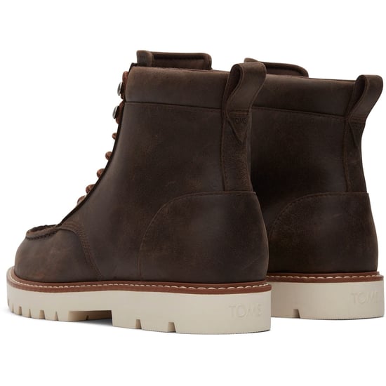 TOMS Palomar Leder Herren Stiefel Dunkelbraun - Image 2