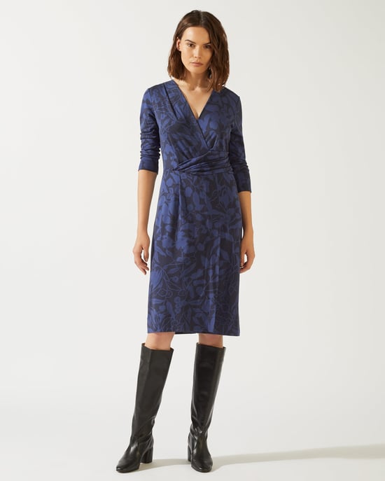 Woodland Floral Jersey Dress