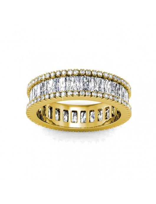 Glamour Lock Ring - Gold und Kristall - Image 4