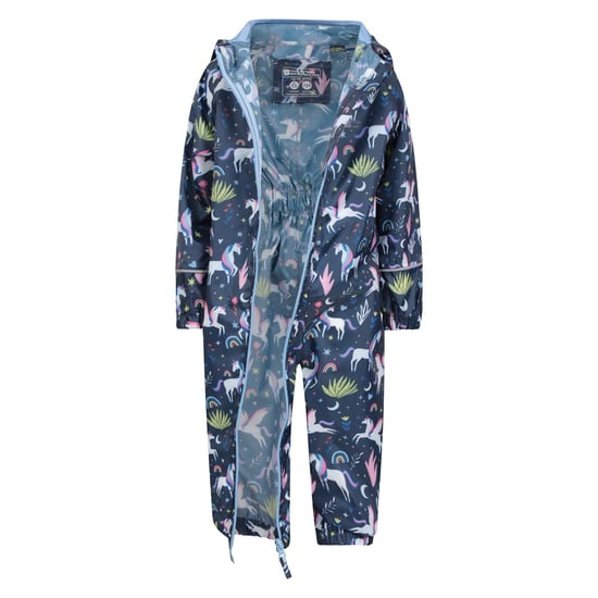 Mountain Warehouse Baby Einhorn Regenanzug (Blau/Rosa/Grün) - Image 5
