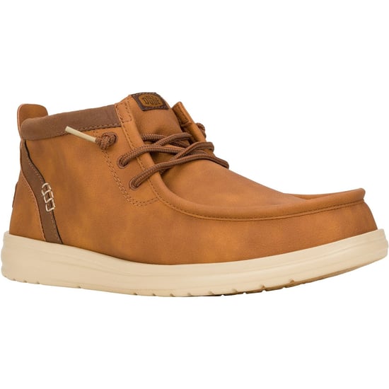 HEYDUDE Wally Mid GripR Classic Polyurethan Herrenstiefel Cognac/Braun - Image 1