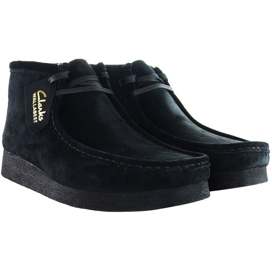 Clarks Originals Wallabee Damen schwarze Stiefel - Image 2