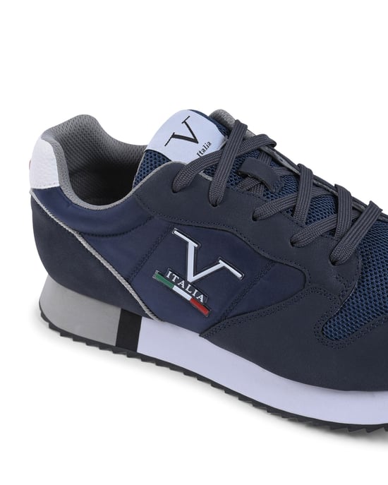 V Italia Mens Sneaker SNK 003 M Navy