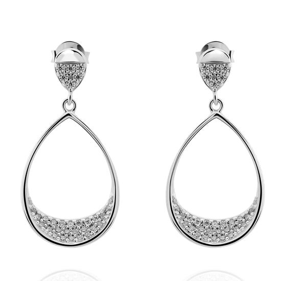 Orphelia 'Jolina' Damen Set aus 925 Sterling Silber: Halskette + Ohrringe - Silber SET-7490 - Image 3