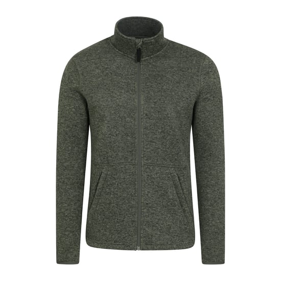 Mountain Warehouse Herren Idris III Full Zip Fleece Jacke (Grün) - Image 1