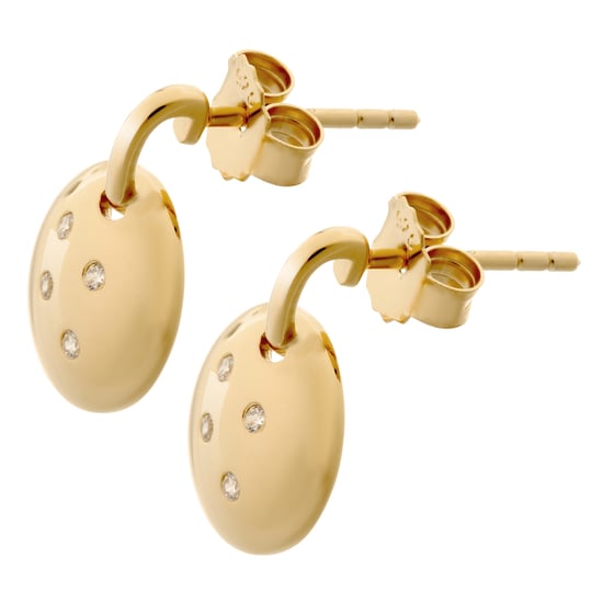 Orphelia 'Linn' Women's 925 Sterling Silver Drop Earrings - Gold ZO-7130/G