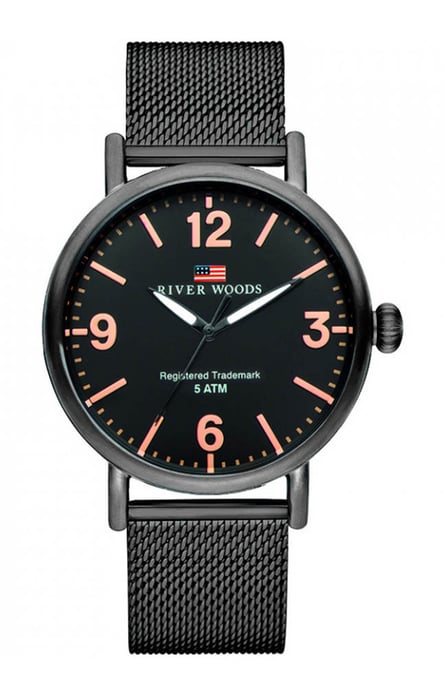 River Woods Delaware Men's Black Watch RW420035