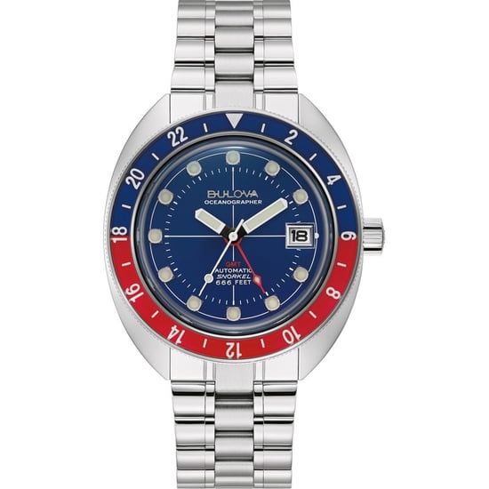 Bulova Oceanographer Herrenuhr Silber 96B405 - Image 1