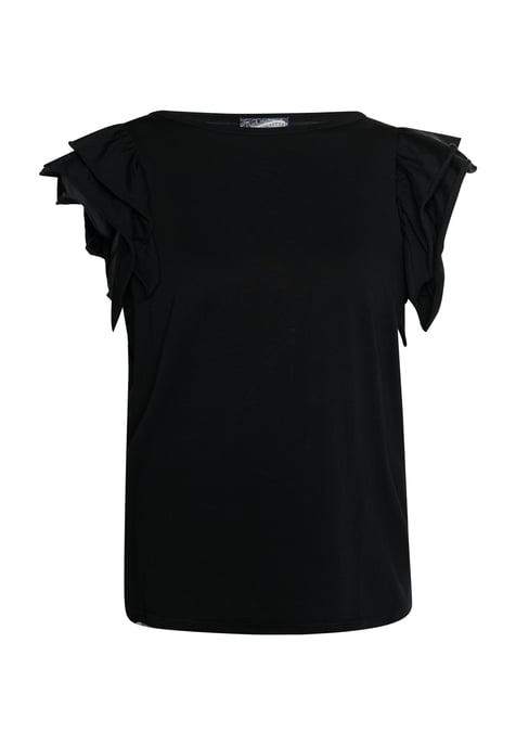Dreimaster T-Shirt Damen schwarz - Image 1