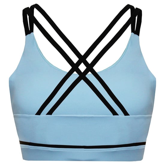 BoxRaw Valerie Damen Babyblauer Sport-BH - Image 2