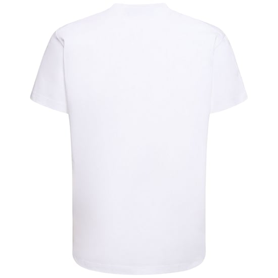 Dsquared2 Cool Fit grünes Blur Icon Logo weißes T-Shirt - Image 2