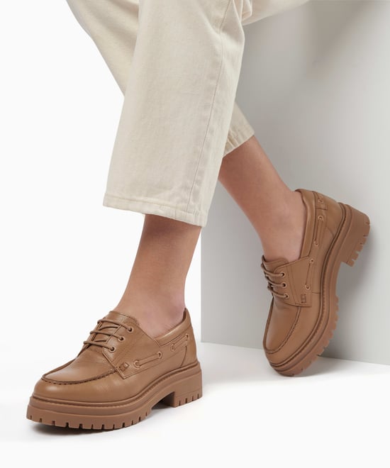 Dune Ladies FORTUNE Chunky Leather Loafers
