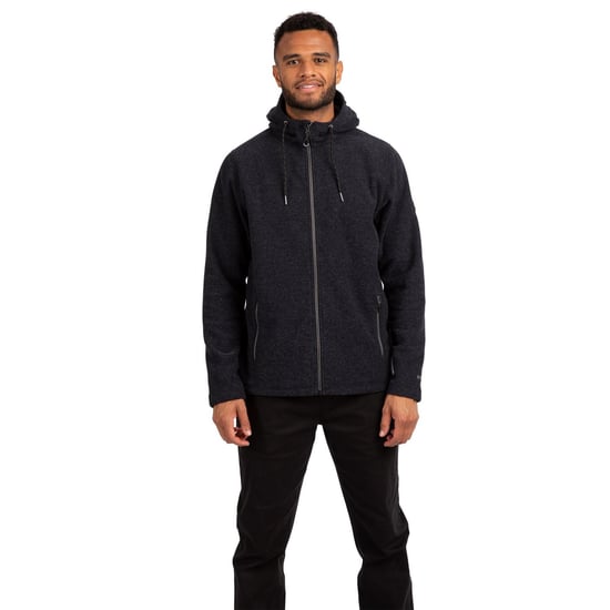 Trespass Mens Sheelane Marl Fleece Jacket (Black)