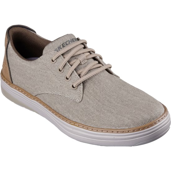 Skechers Hyland Ratner Herren Halbschuhe aus Baumwolle in Khaki mit Schnürung - Image 1