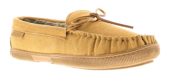 Hush Puppies ace leather mens full slippers tan