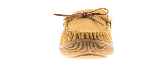 Hush Puppies ace leather mens full slippers tan