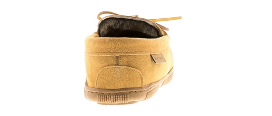Hush Puppies ace leather mens full slippers tan