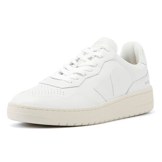 Veja V-90 Leder Herren Weiße Turnschuhe - Image 3