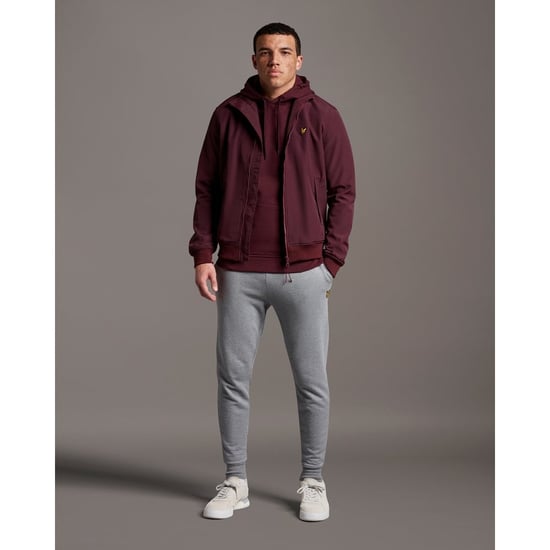 Sweatshirt � Kapuze Lyle & Scott in bordeauxrot - Image 2