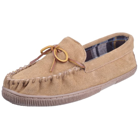 Cotswold Suede Alberta Slipper / Mens Slippers (Beige)