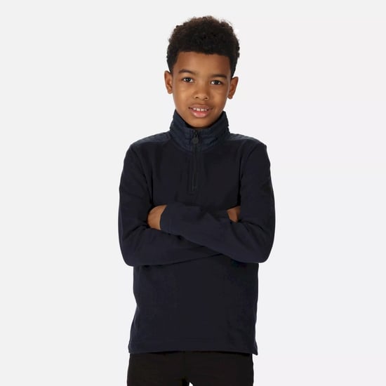 Regatta Childrens/Kids Markas Fleece aus gebürsteter Baumwolle (Navy) - Image 6