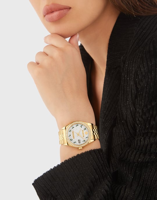 Philipp Plein Date Superlative Damen Gold Uhr PW2BA0223 - Image 3